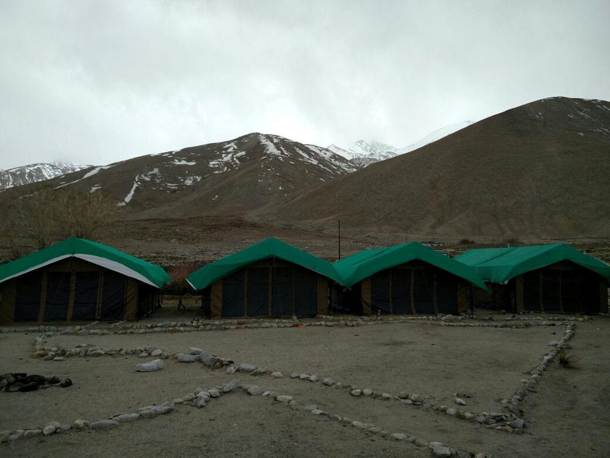 Spangmik Pangong Delight Camps And Cottages מראה חיצוני תמונה