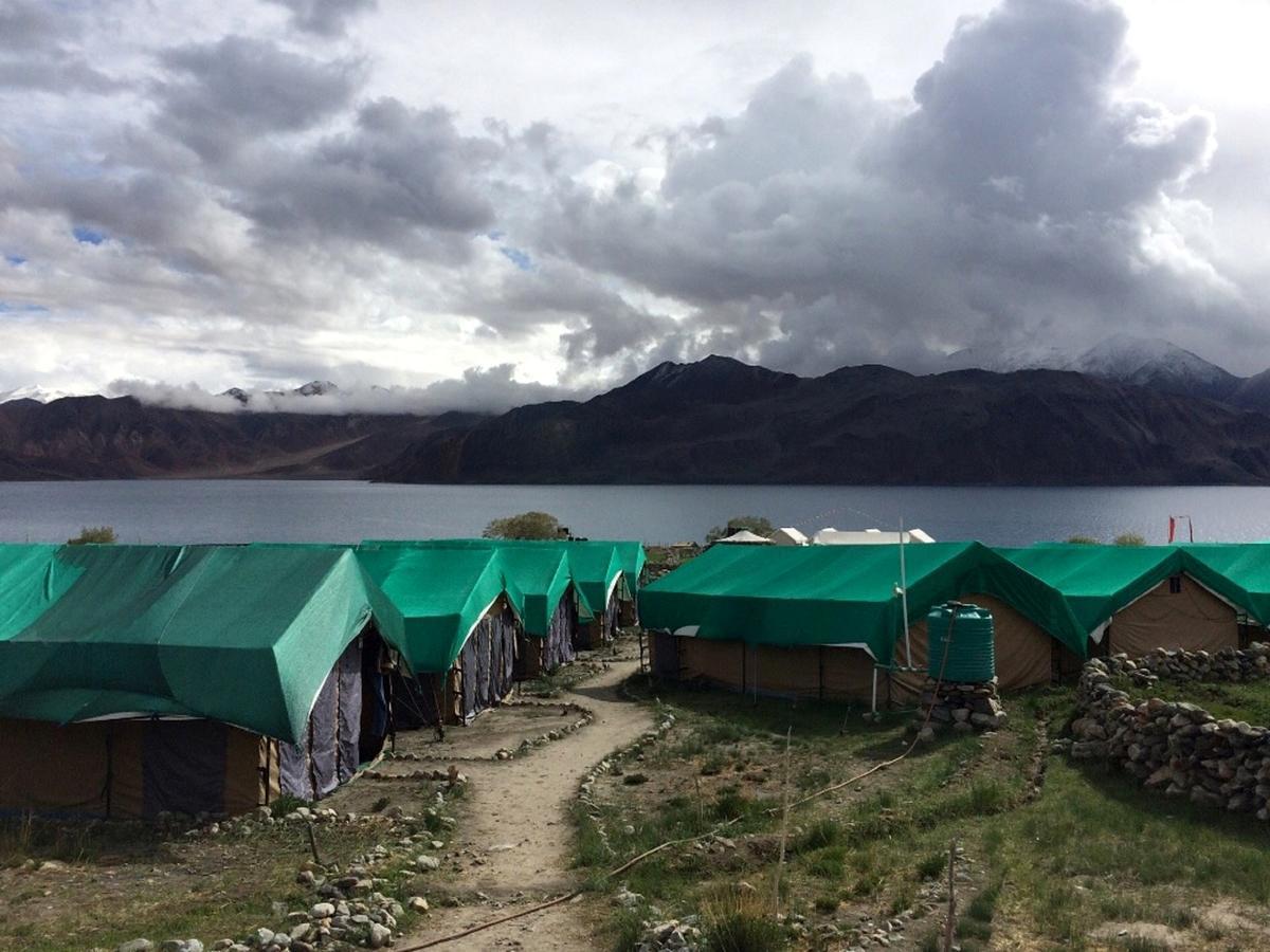 Spangmik Pangong Delight Camps And Cottages מראה חיצוני תמונה